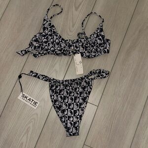 NWT Skatie x The Salty Blonde Bikini L top M bottom